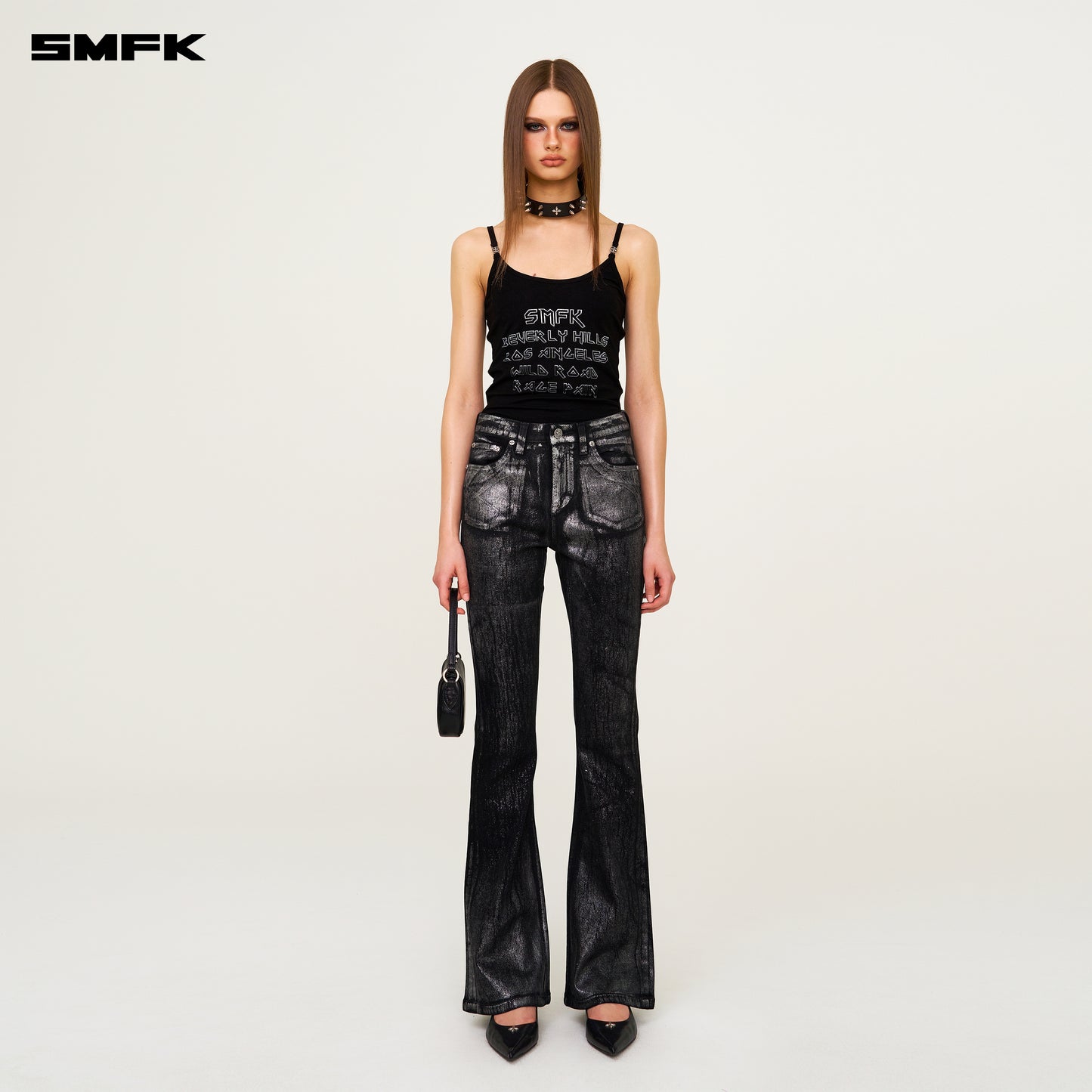 Future Mirage Sports Strap Top (Beverly Hills Edition) Wild Black