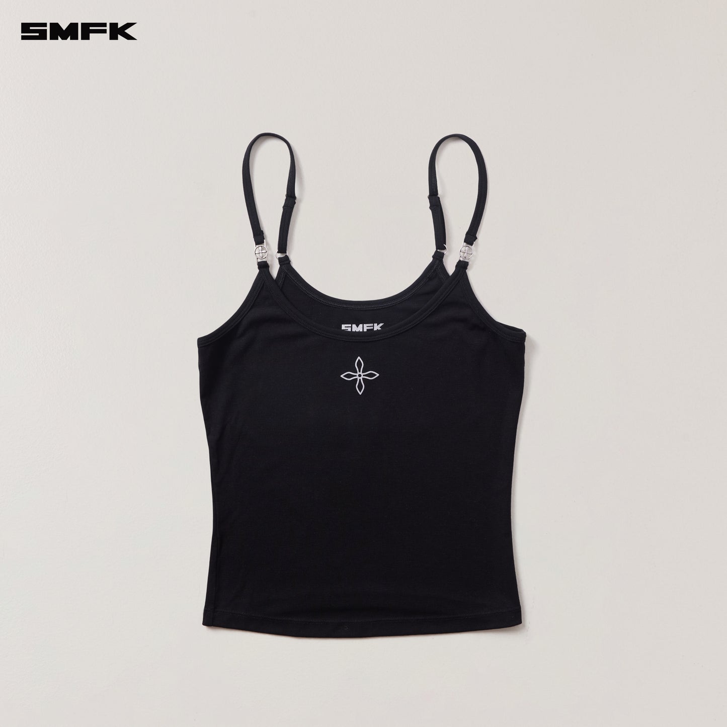 COMPASS STAMP ACETATE BODY CAMISOLE / WILD BLACK