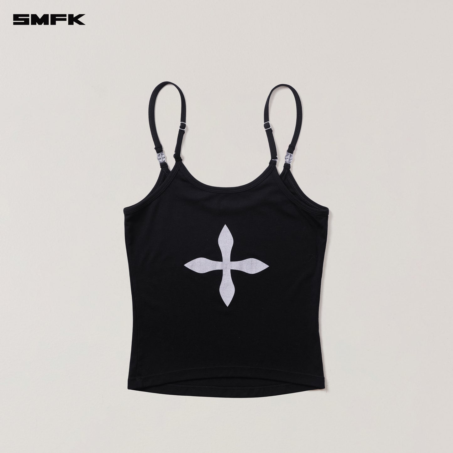 COMPASS STAMP ACETATE BODY CAMISOLE / WILD BLACK