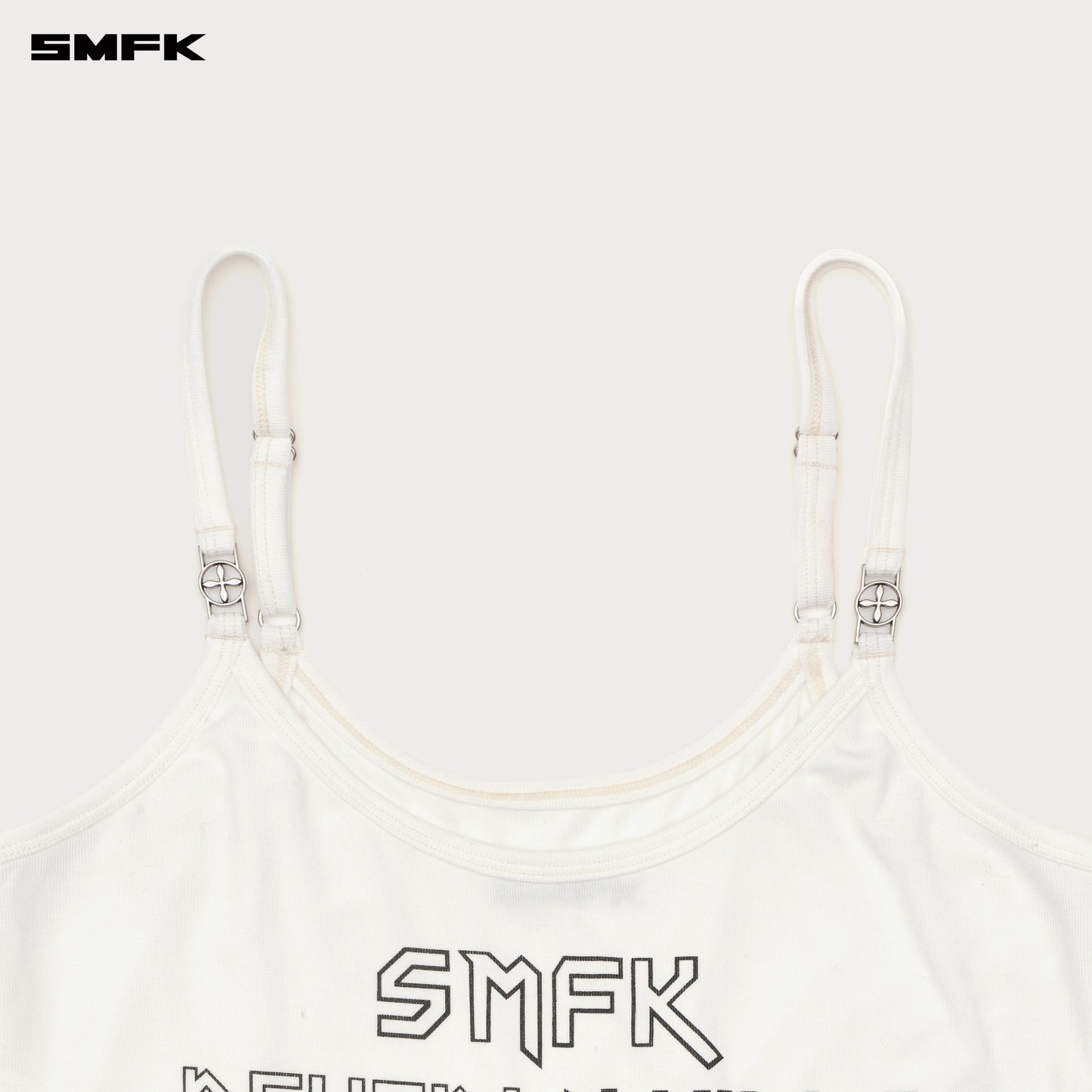 Future Mirage Sports Strap Top (Beverly Hills Edition) Snowy Mountain White