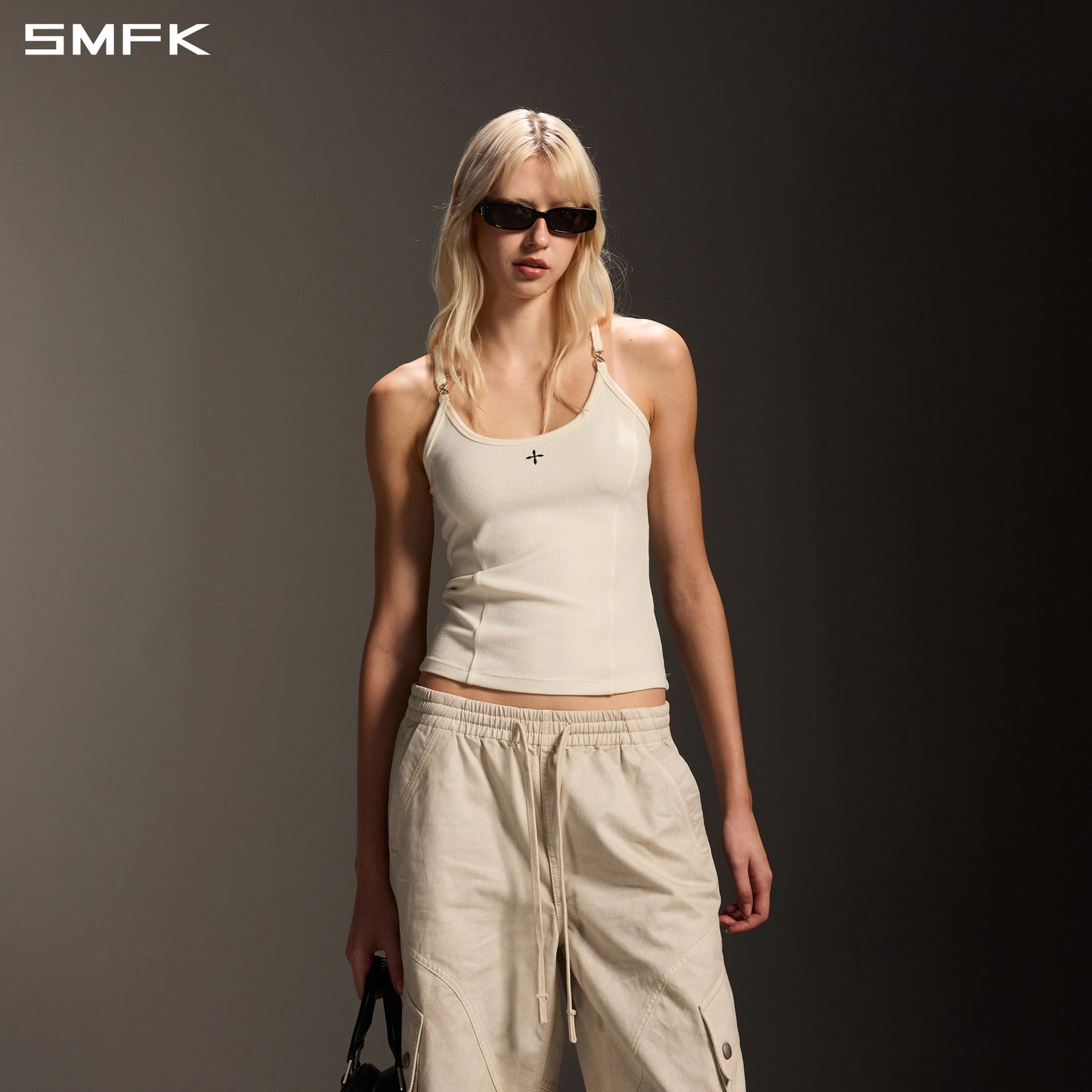 PERMANENT INFINITY SPORTS CAMISOLE/ACETATE+VISCOSE+ACRYLIC+SPANDEX+WOOL