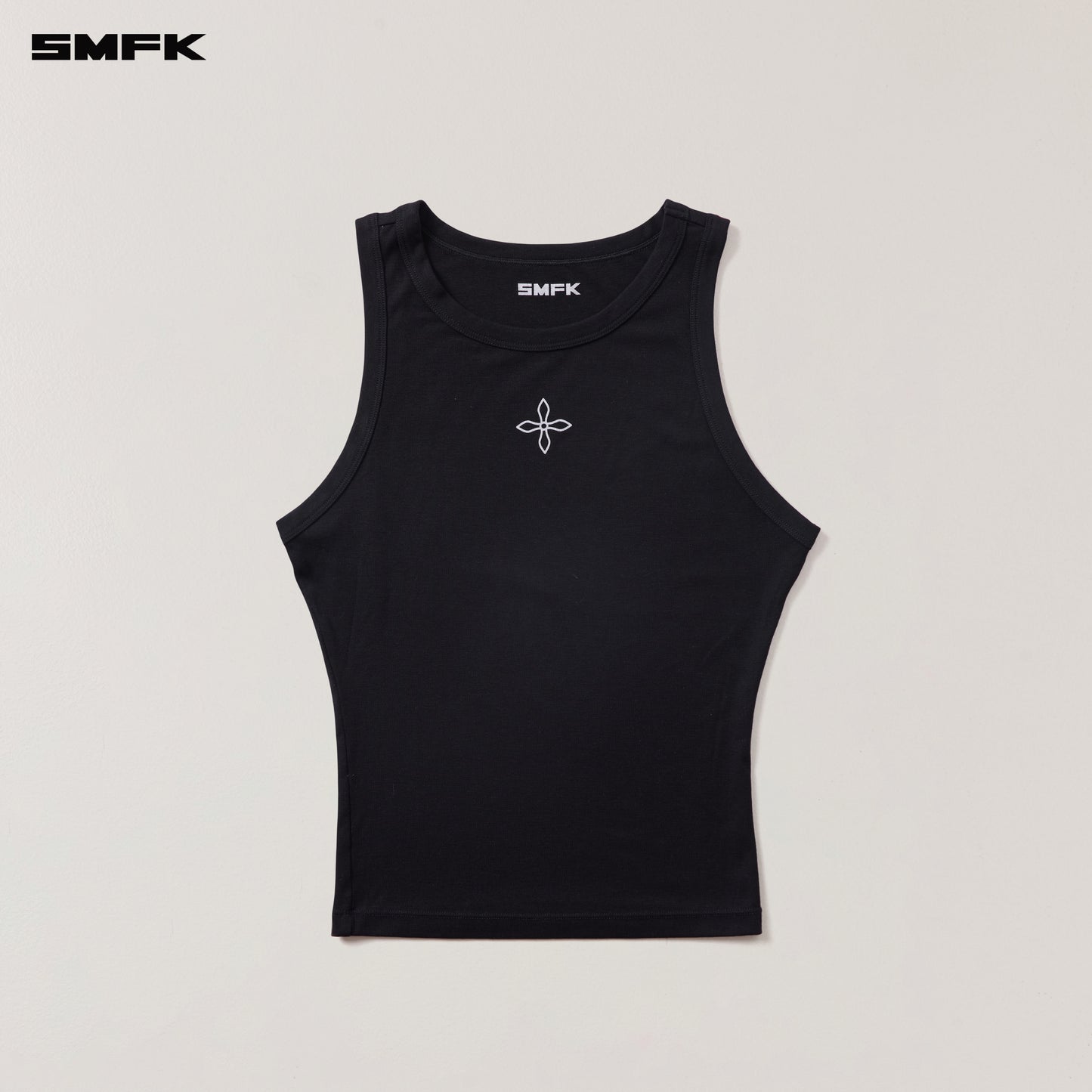 COMPASS STAMP ACETATE BODY SPORTS TANK/ WILD BLACK