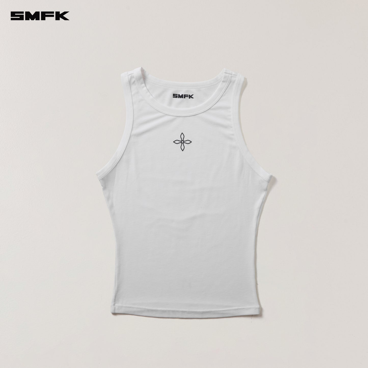 COMPASS STAMP ACETATE BODY SPORTS TANK/ SNOW MOUNTAIN WHITE