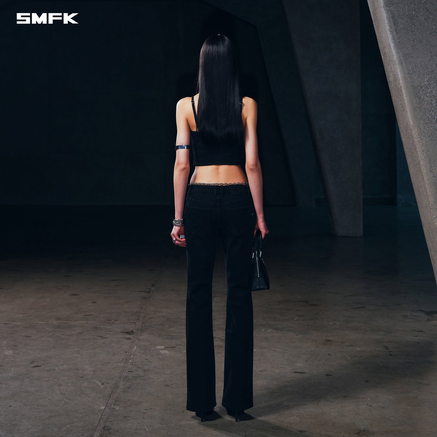 WILD MIRAGE SLIM DENIM CAMISOLE/E-COTTON