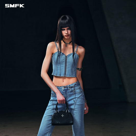 WILD MIRAGE SLIM DENIM CAMISOLE/E-COTTON