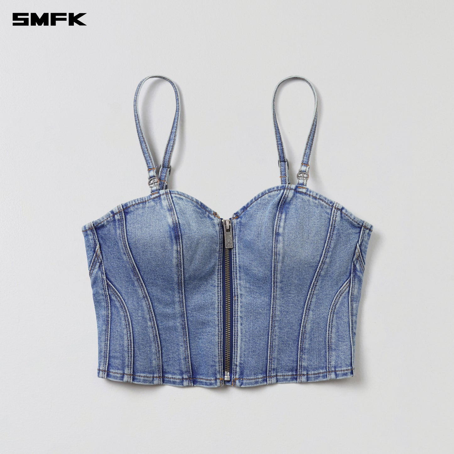 WILD MIRAGE SLIM DENIM CAMISOLE/E-COTTON
