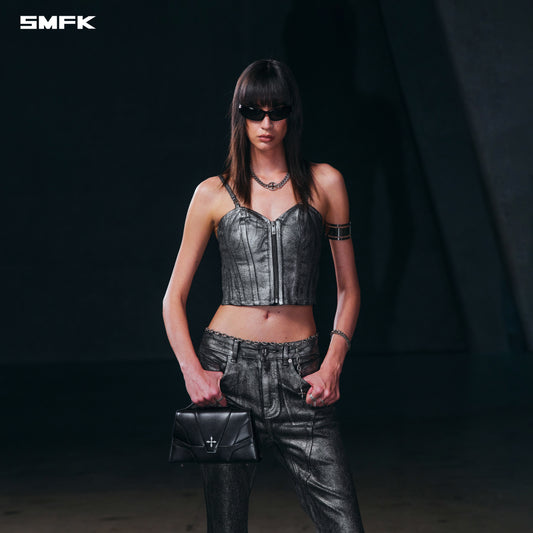 WILD MIRAGE SLIM DENIM CAMISOLE/E-COTTON