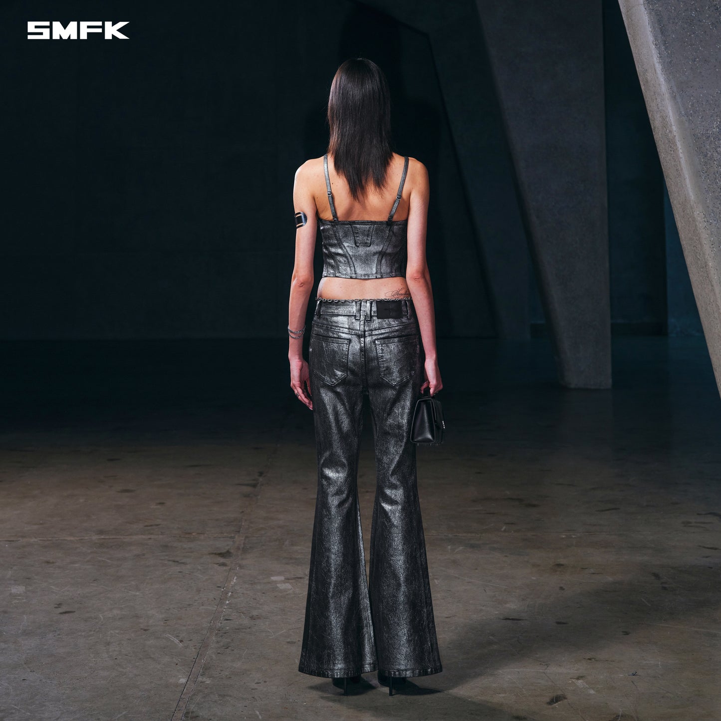 WILD MIRAGE SLIM DENIM CAMISOLE/E-COTTON