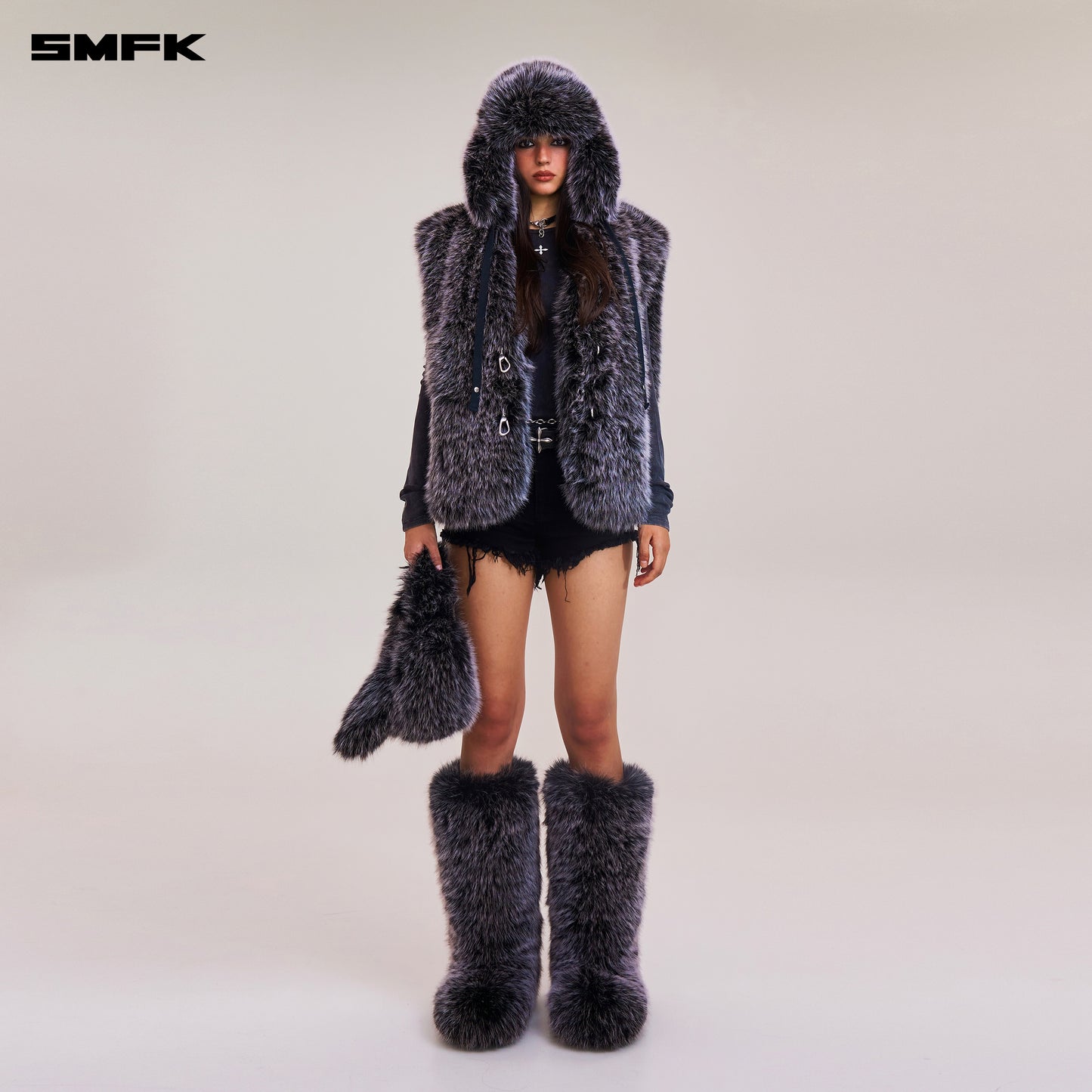 COMPASS MODE FURRY HUGE TANK/ SILVER FOX