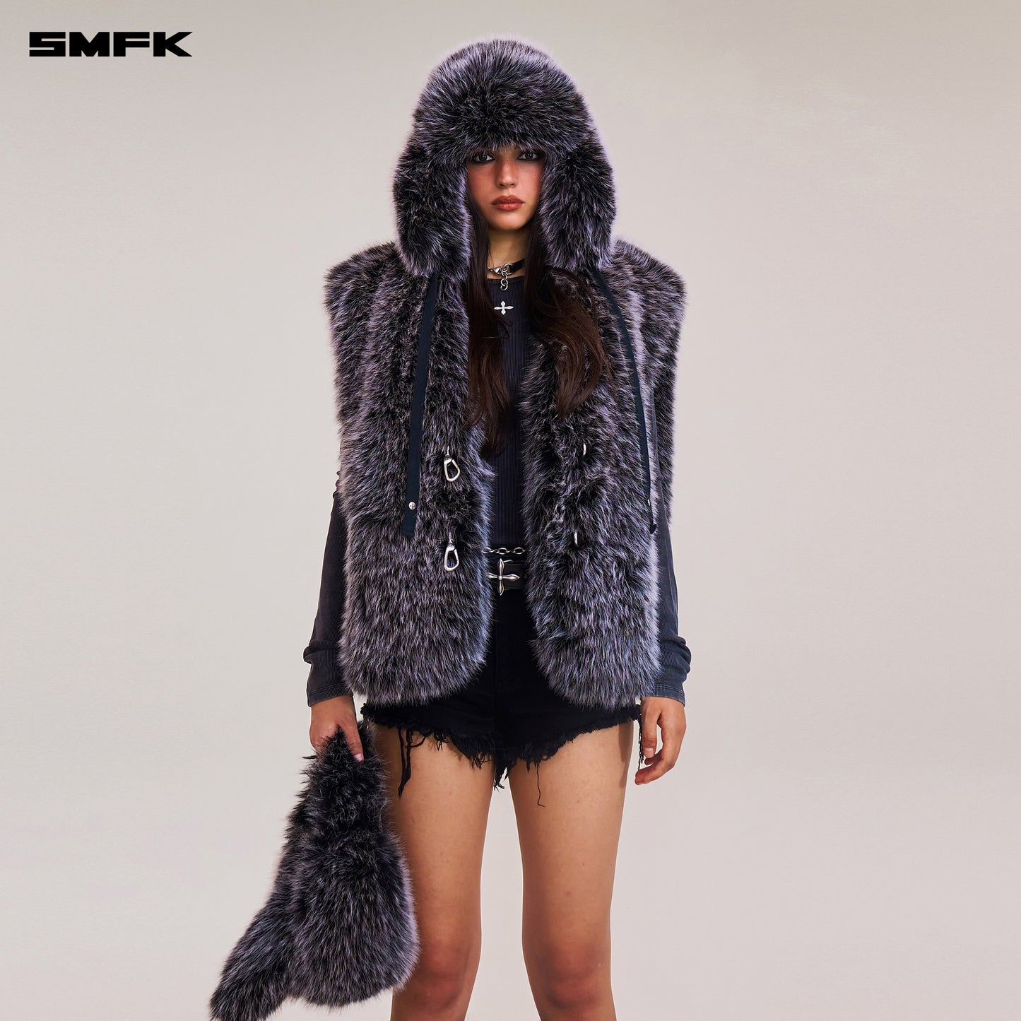 COMPASS MODE FURRY HUGE TANK/ SILVER FOX