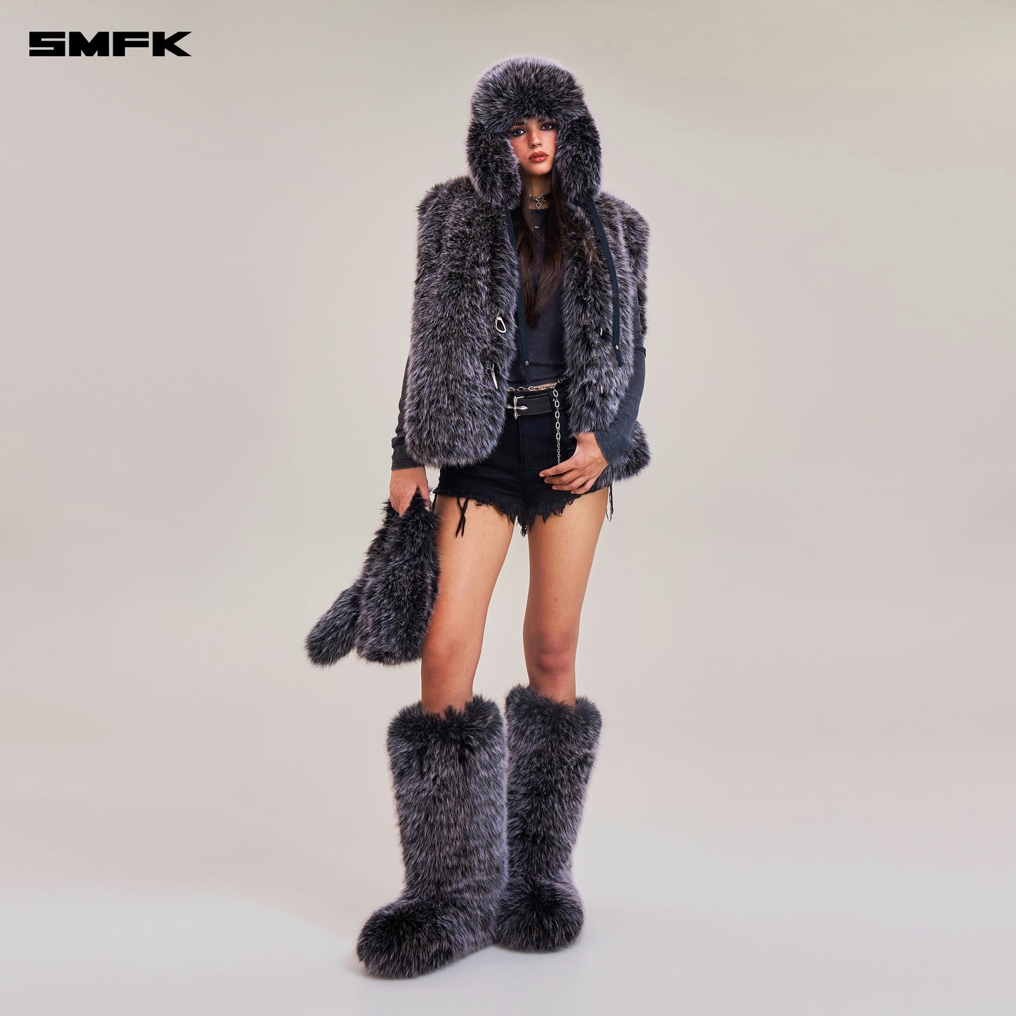 COMPASS MODE FURRY HUGE TANK/ SILVER FOX