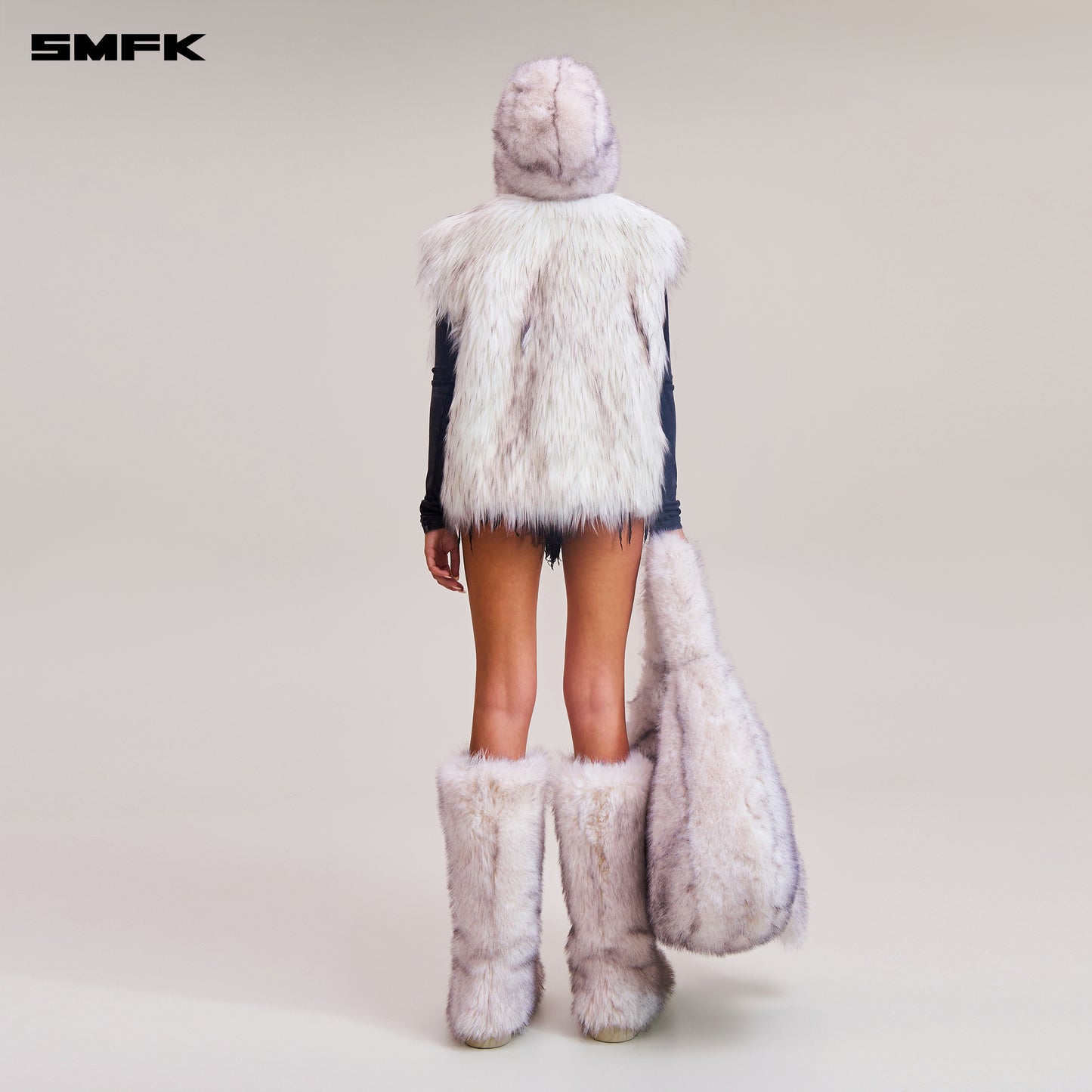 COMPASS MODE FURRY HUGE TANK/ ARCTIC FOX WHITE