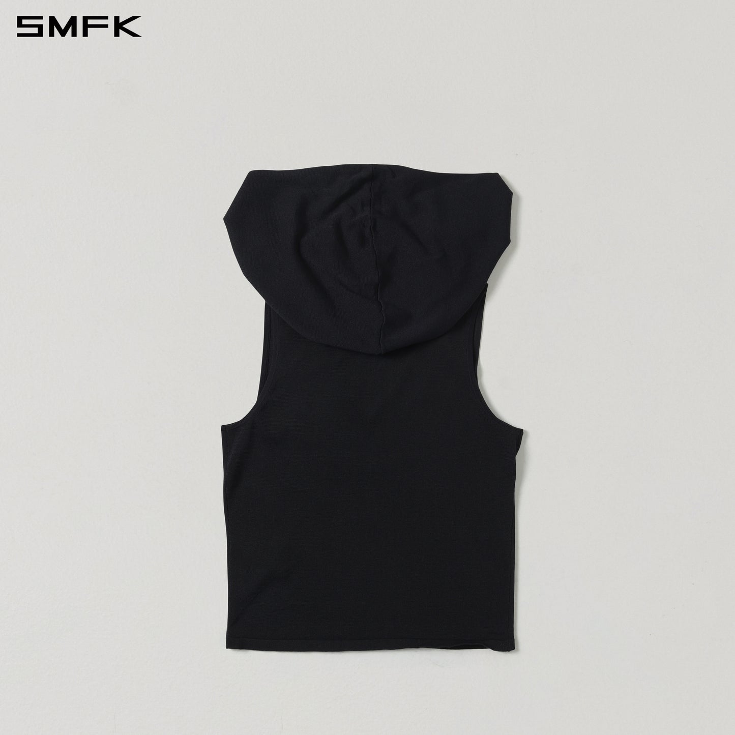 MYTH SIREN ROVE KNIT HOOD VEST/ACETATE+COTTON