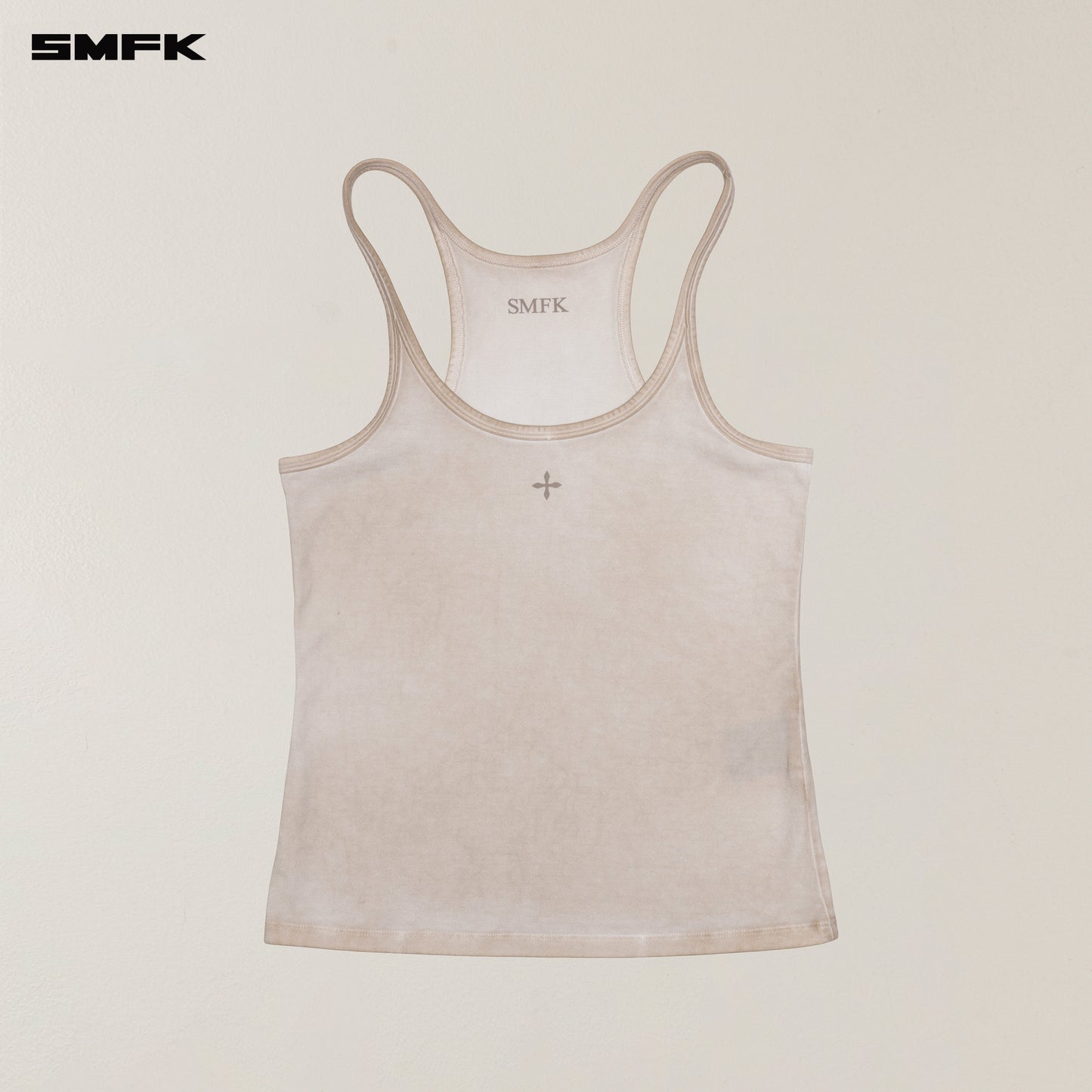 VINTAGE STORM FADE DYE LONG CAMISOLE_ FADING WHITE