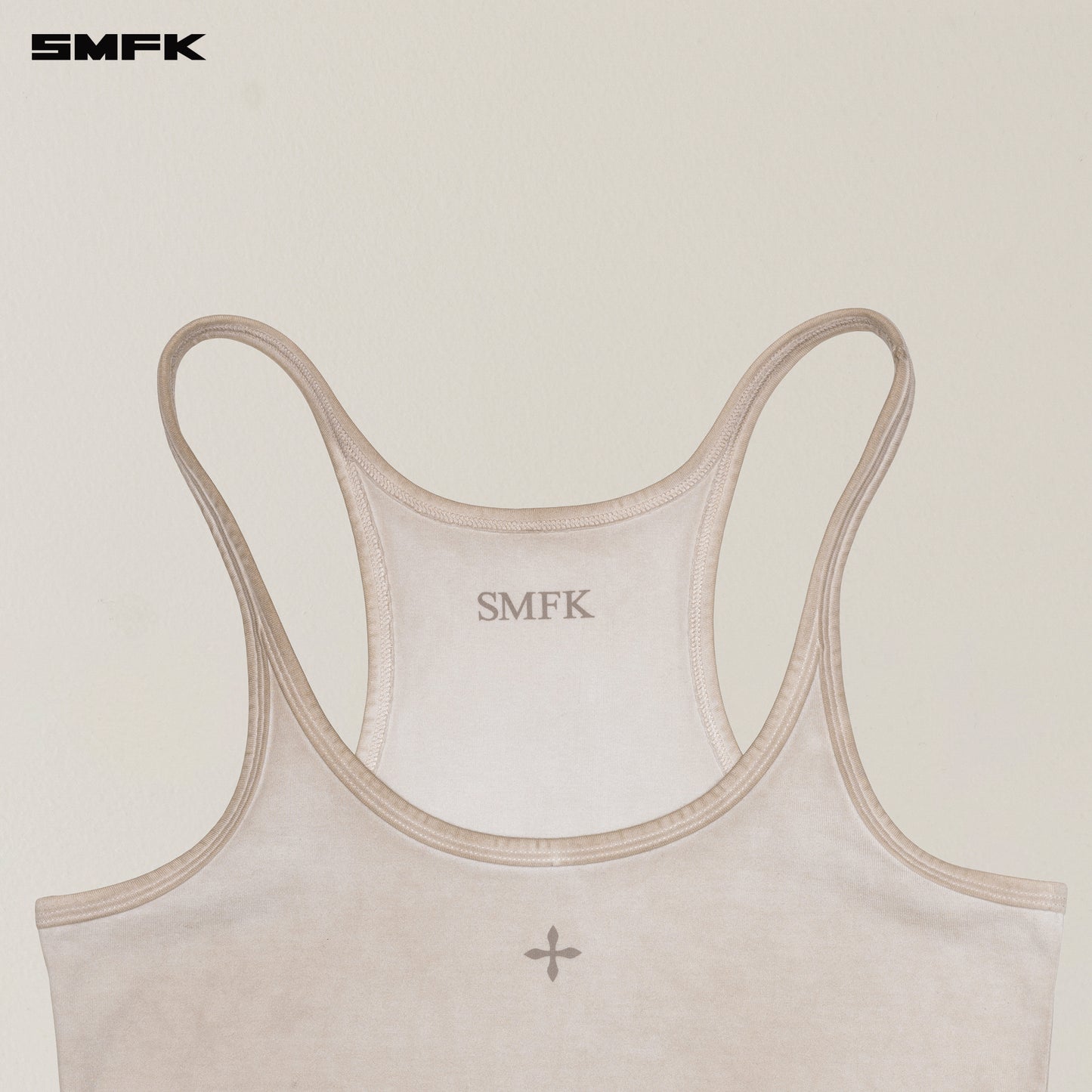 VINTAGE STORM FADE DYE LONG CAMISOLE_ FADING WHITE