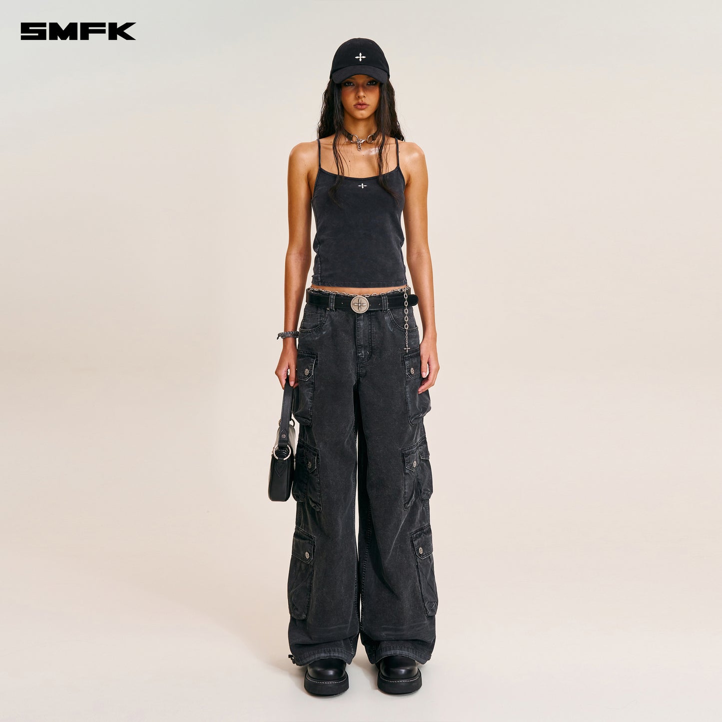 VINTAGE STORM FADE CAMISOLE/ VANISH BLACK