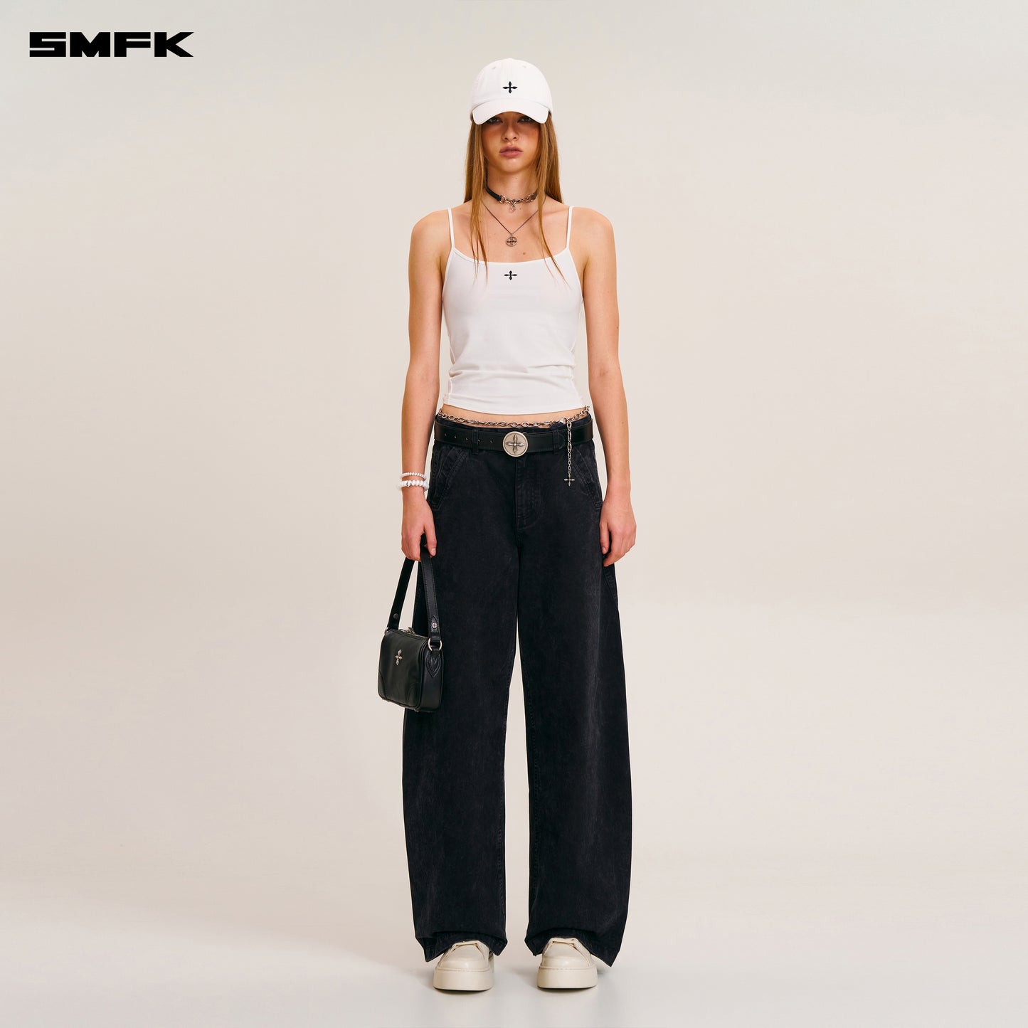 VINTAGE STORM FADE CAMISOLE/ SNOW MOUNTAIN WHITE