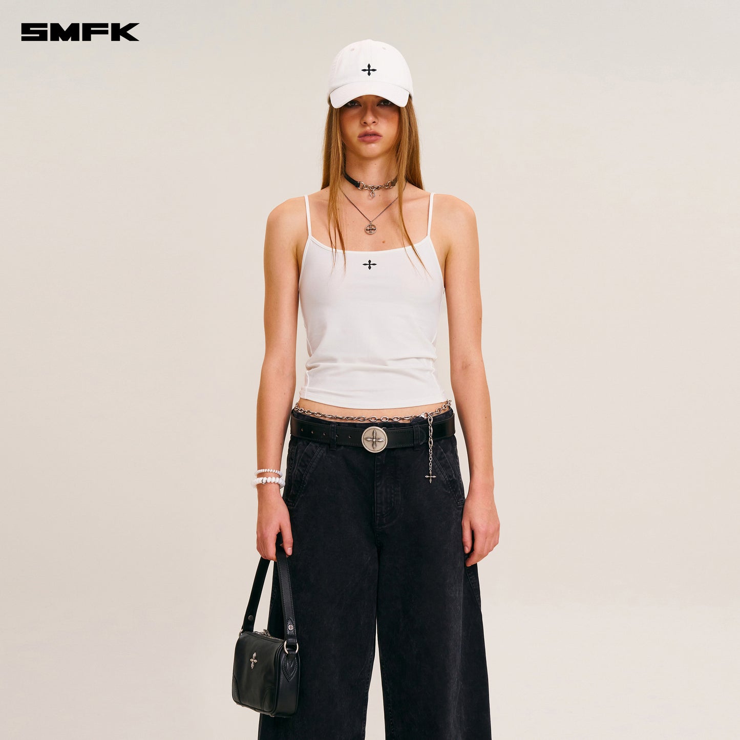 VINTAGE STORM FADE CAMISOLE/ SNOW MOUNTAIN WHITE