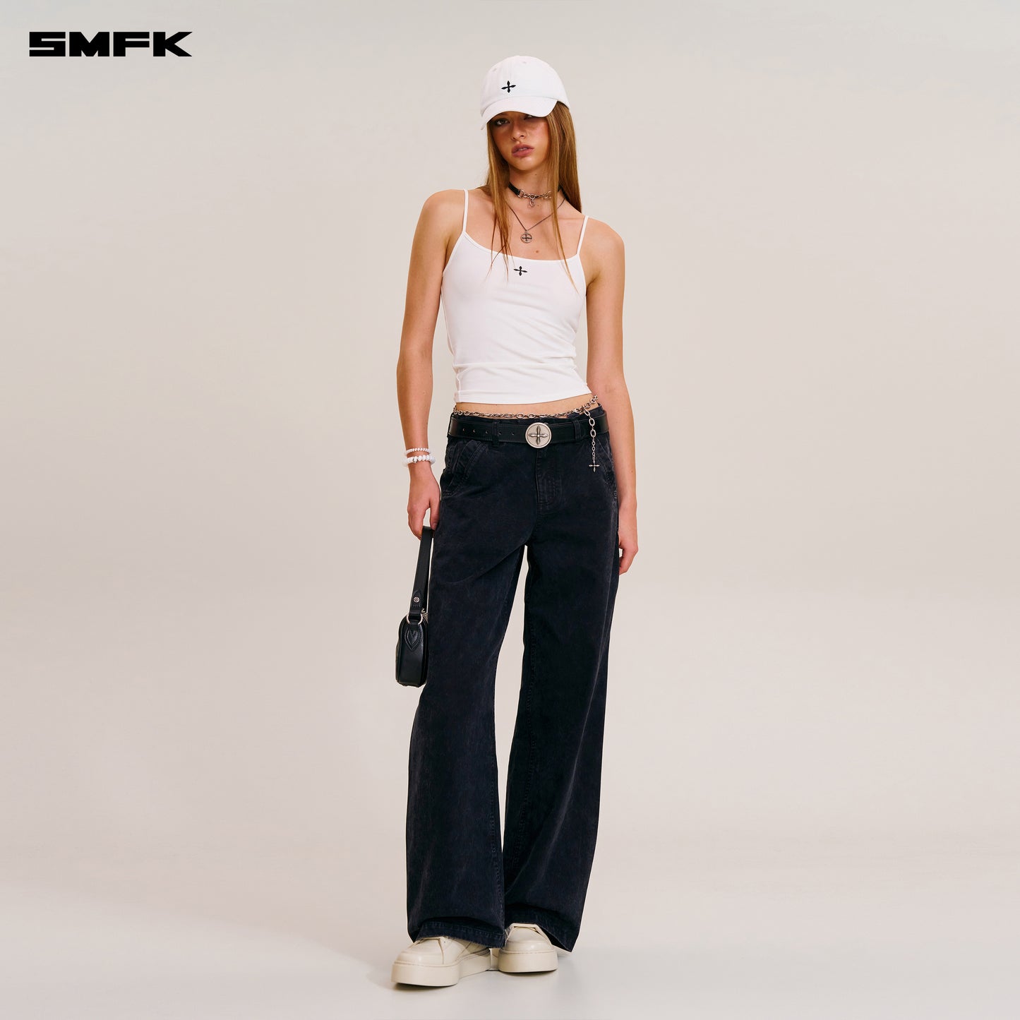 VINTAGE STORM FADE CAMISOLE/ SNOW MOUNTAIN WHITE