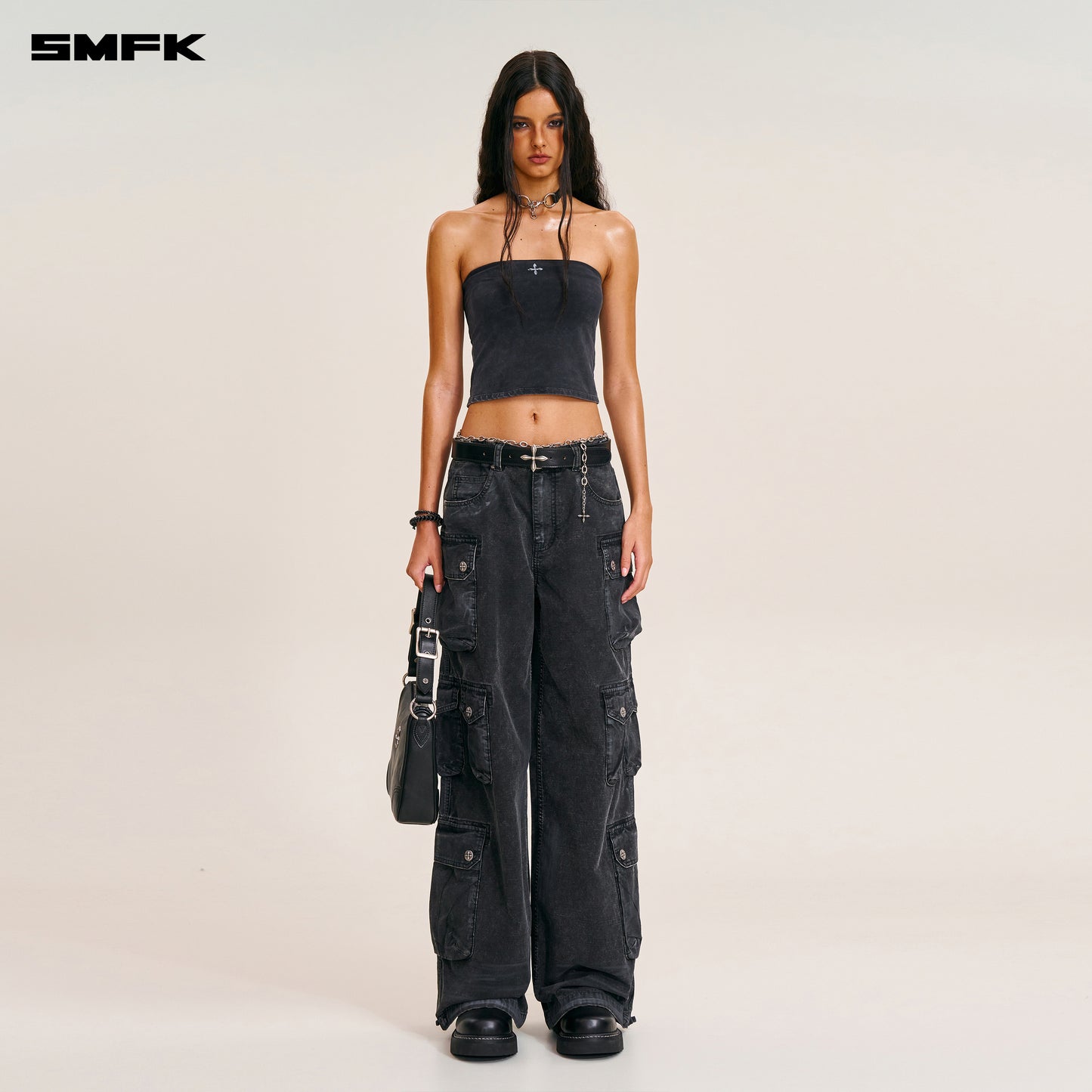 VINTAGE STORM FADE BUSTIER/FADE DYE/ VANISH BLACK
