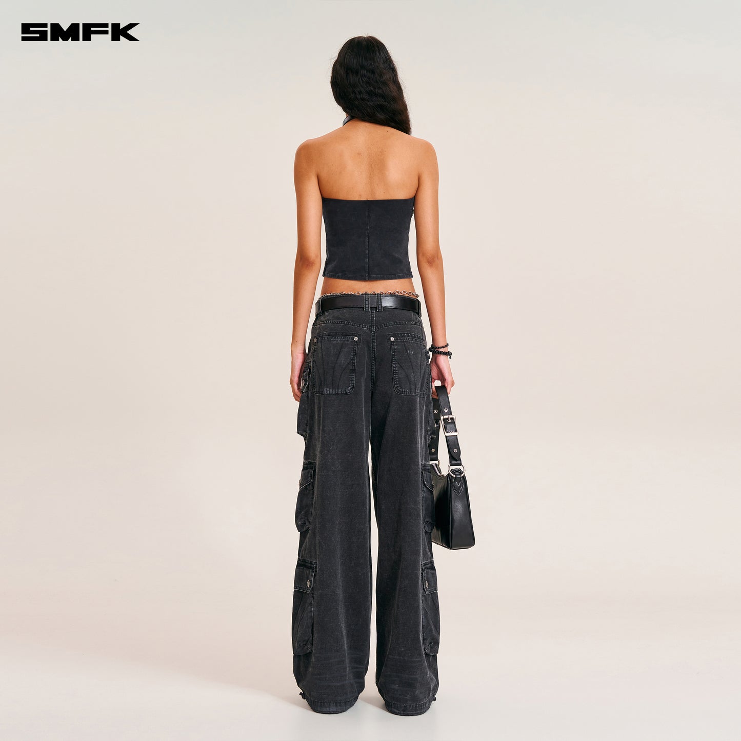 VINTAGE STORM FADE BUSTIER/FADE DYE/ VANISH BLACK