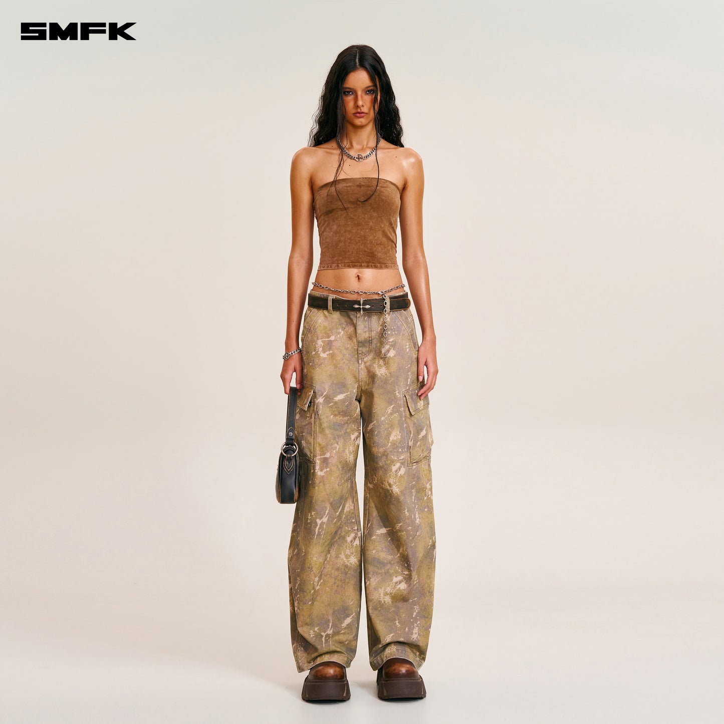 VINTAGE STORM FADE BUSTIER/FADE DYE/ VANISH BROWN