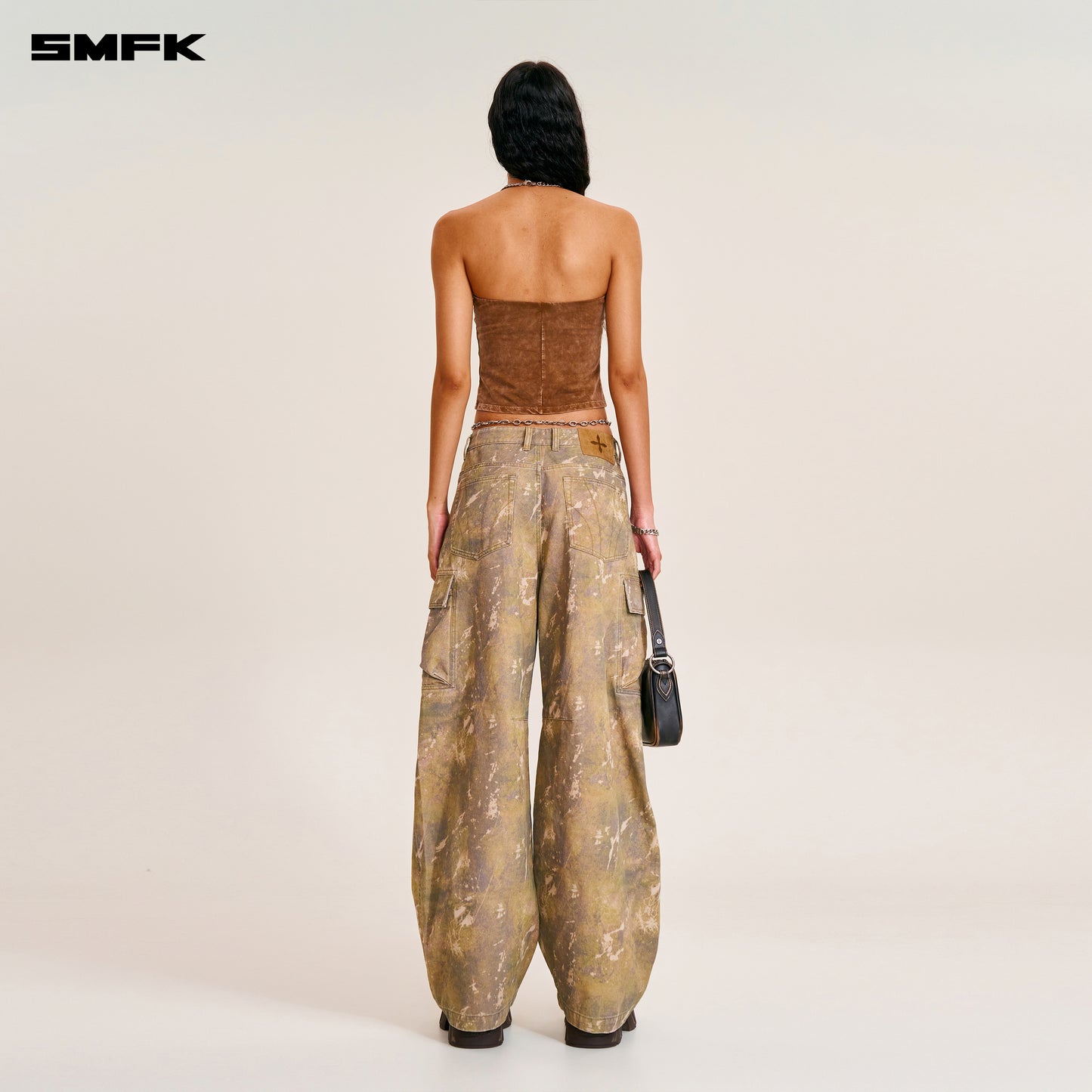 VINTAGE STORM FADE BUSTIER/FADE DYE/ VANISH BROWN