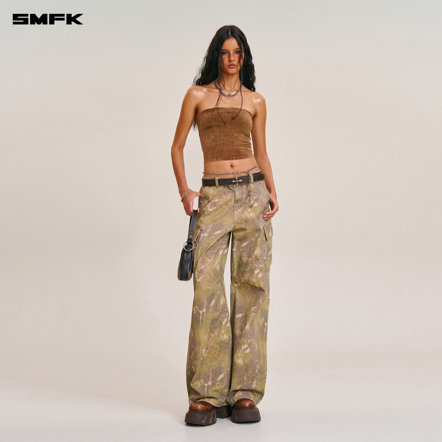 VINTAGE STORM FADE BUSTIER/FADE DYE/ VANISH BROWN