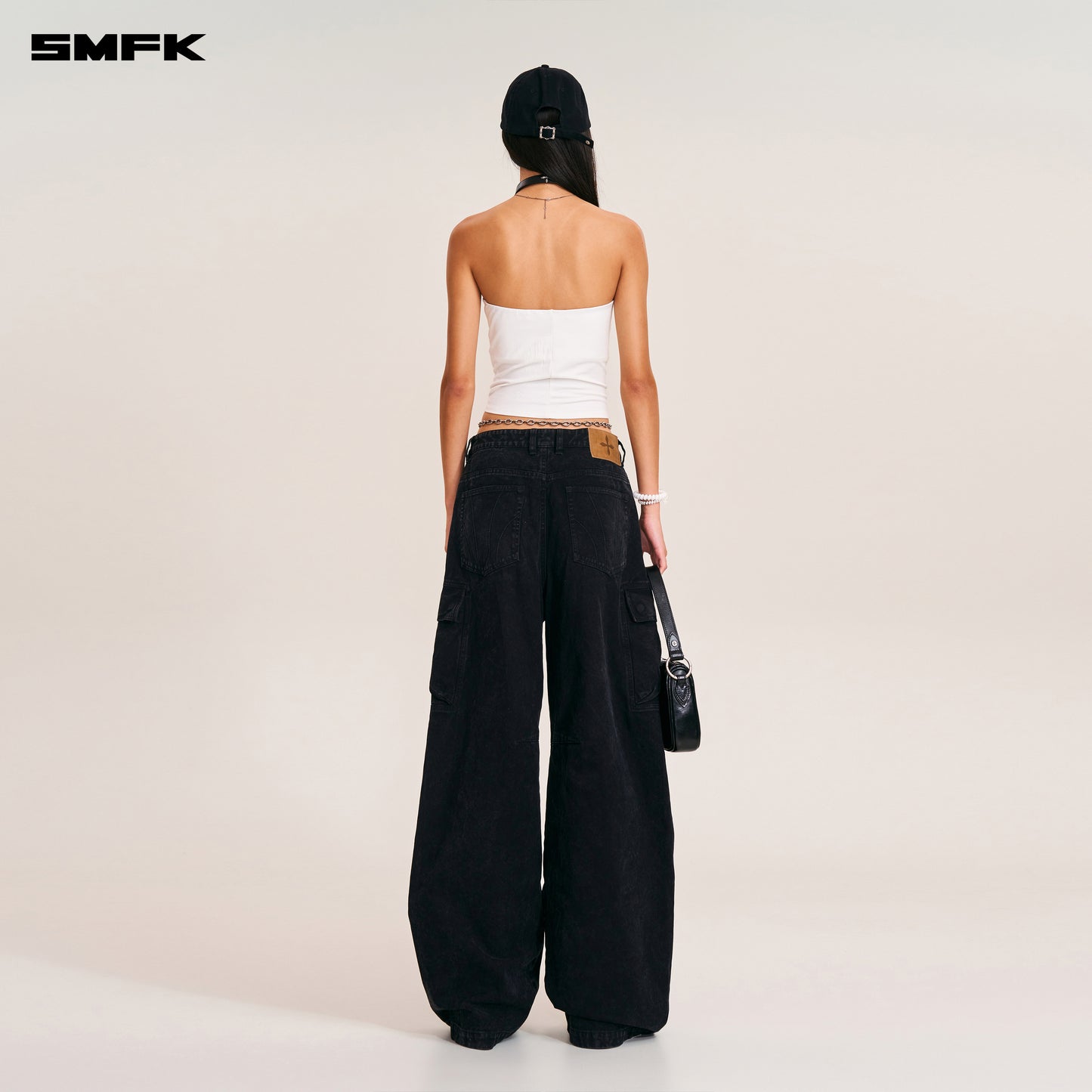 VINTAGE STORM FADE BUSTIER SNOW MOUNTAIN WHITE