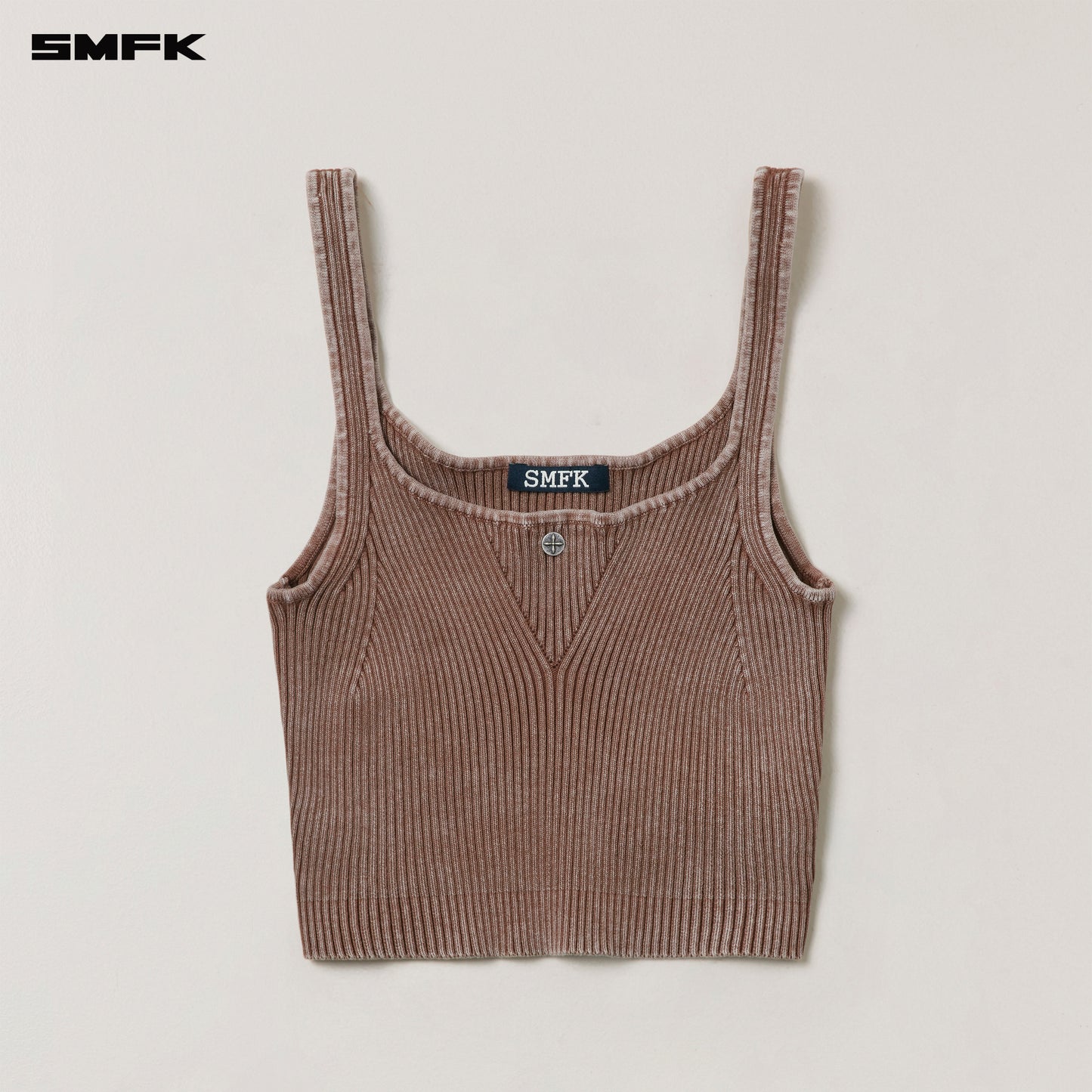VINTAGE-SAVAGE KNIT TANK/STONE WASH/ VANISH BROWN
