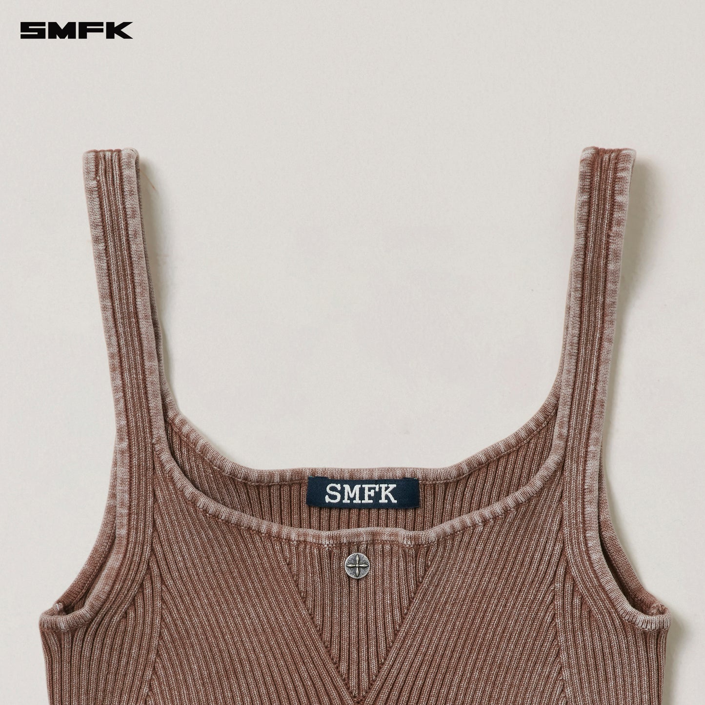 VINTAGE-SAVAGE KNIT TANK/STONE WASH/ VANISH BROWN