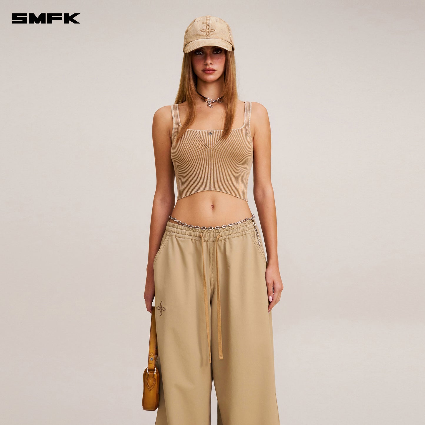 VINTAGE-SAVAGE KNIT TANK/STONE WASH/ VANISH SAND