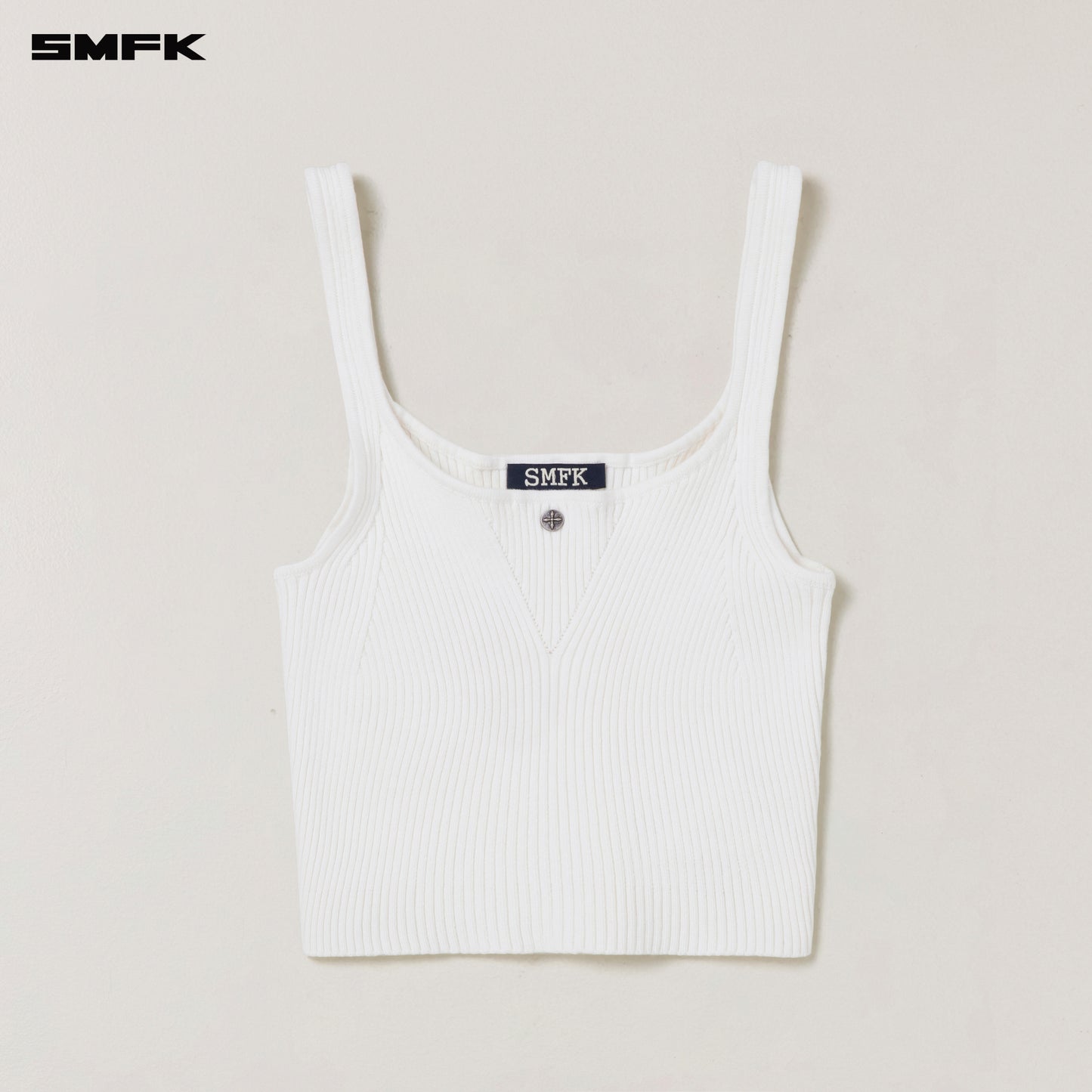 VINTAGE-SAVAGE KNIT TANK/STONE WASH/ VANISH WHITE