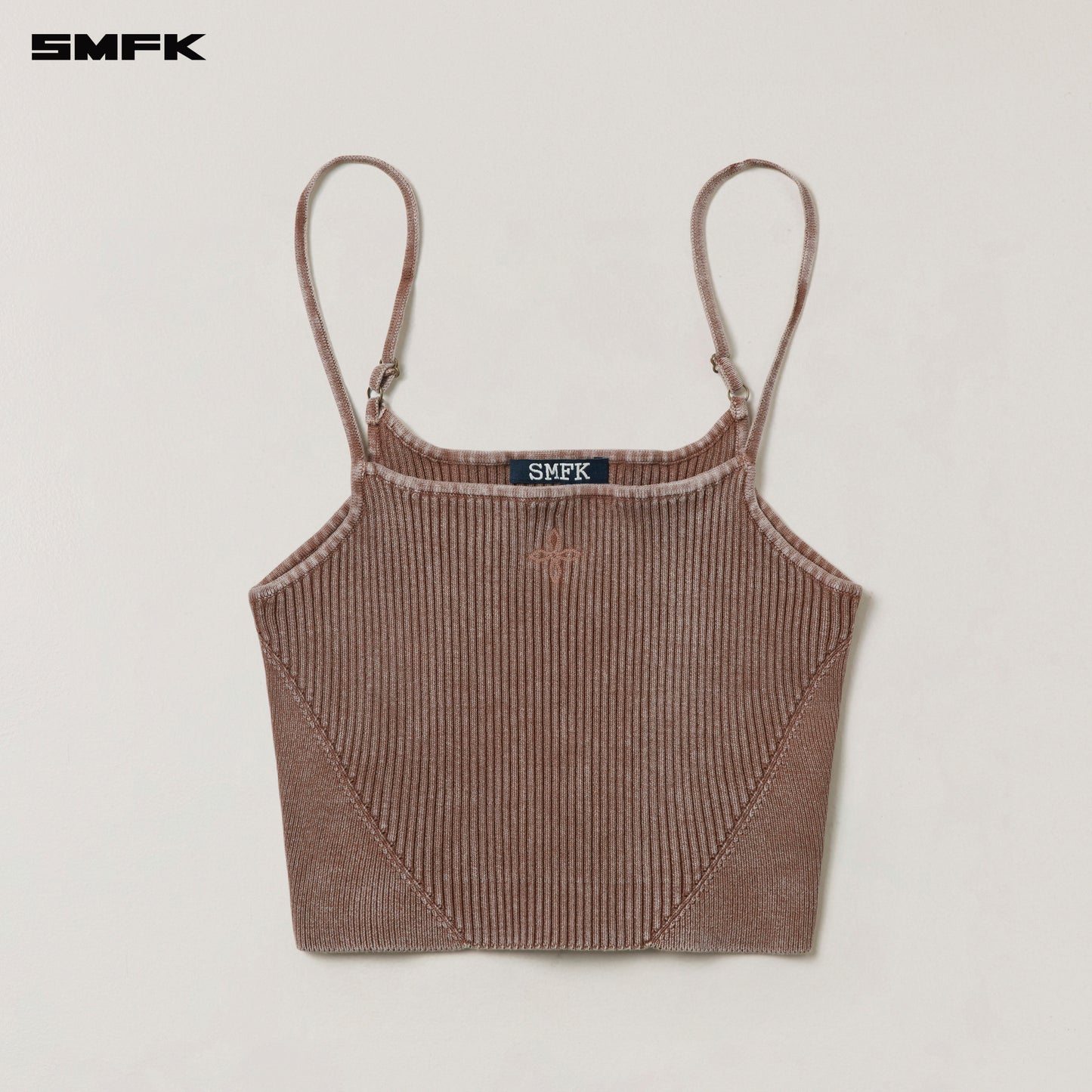 VINTAGE-SAVAGE KNIT CAMISOLE/STONE WASH/ VANISH BROWN
