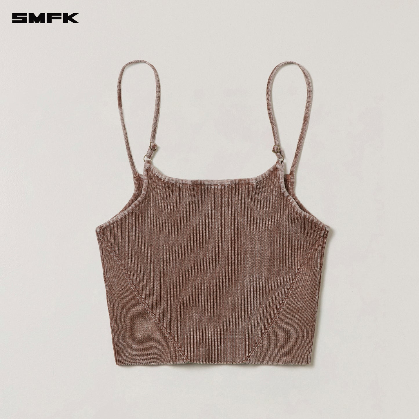VINTAGE-SAVAGE KNIT CAMISOLE/STONE WASH/ VANISH BROWN