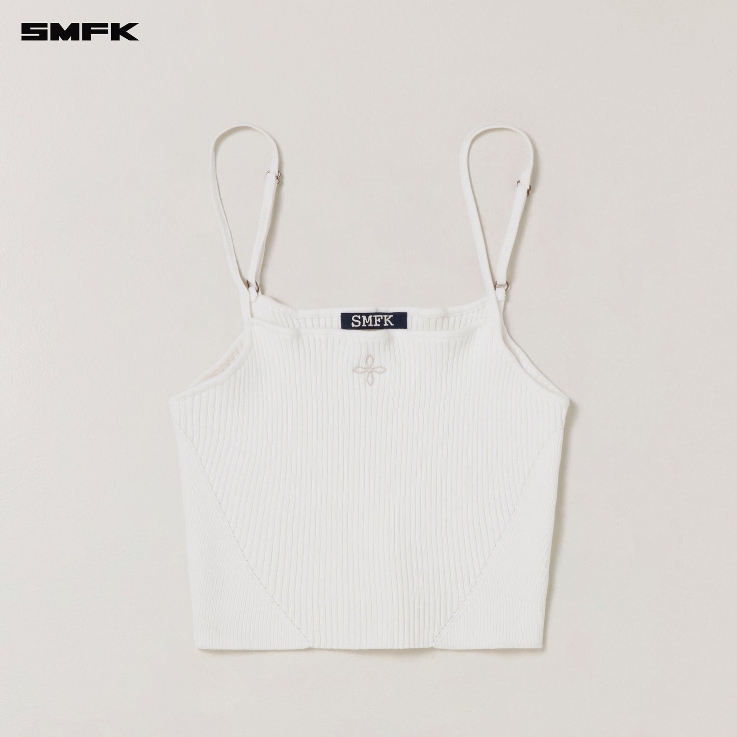 VINTAGE-SAVAGE KNIT CAMISOLE/STONE WASH/ VANISH WHITE