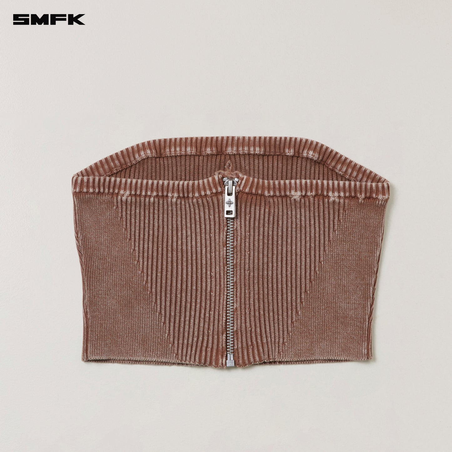 VINTAGE-SAVAGE KNIT BUSTIER/STONE WASH/ VANISH BROWN