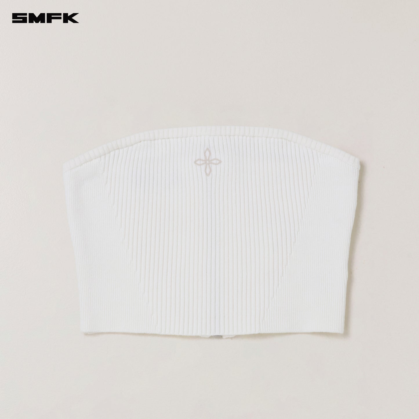 VINTAGE-SAVAGE KNIT BUSTIER/STONE WASH/ VANISH WHITE