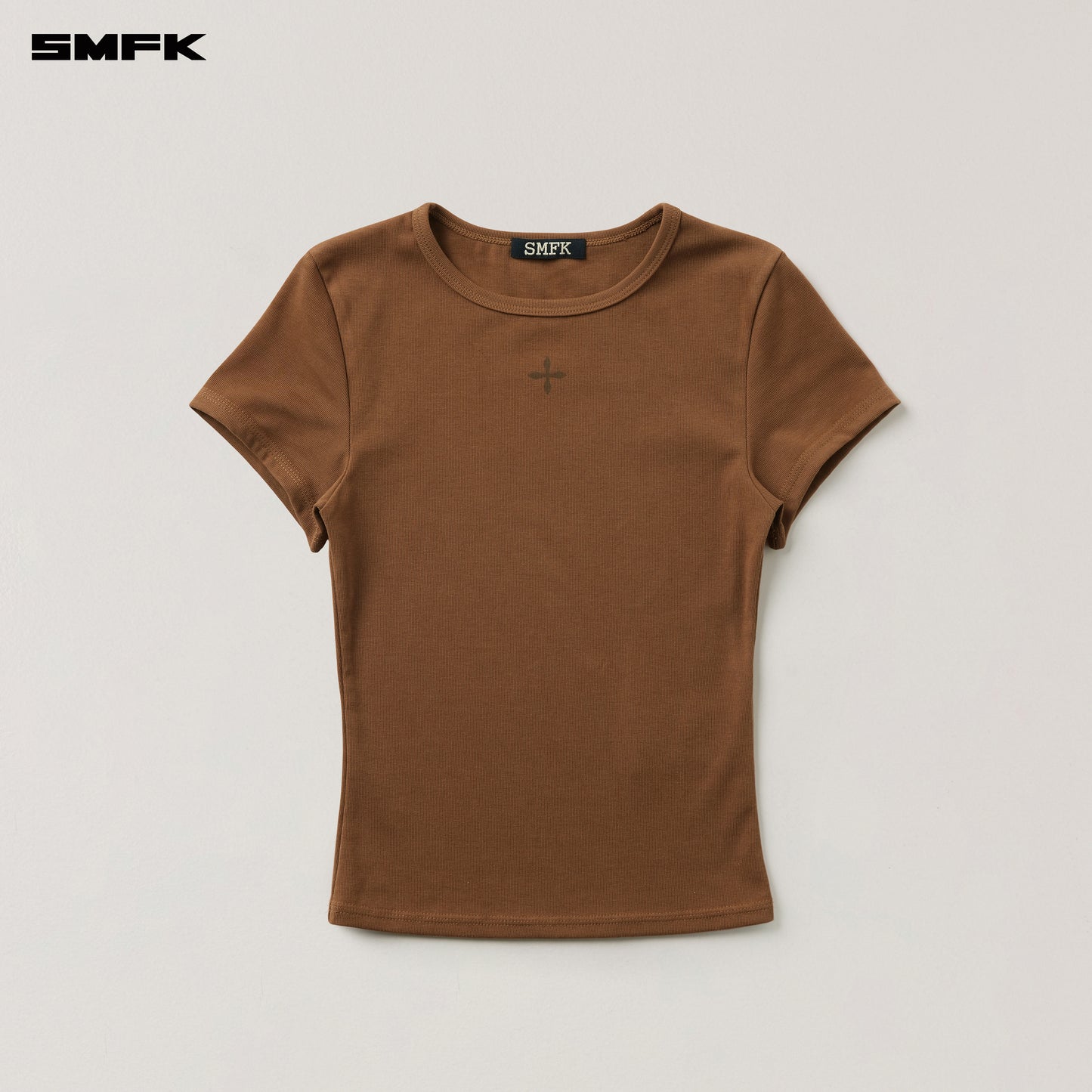 VINTAGE STORM FADE BODY TEE WILD BROWN