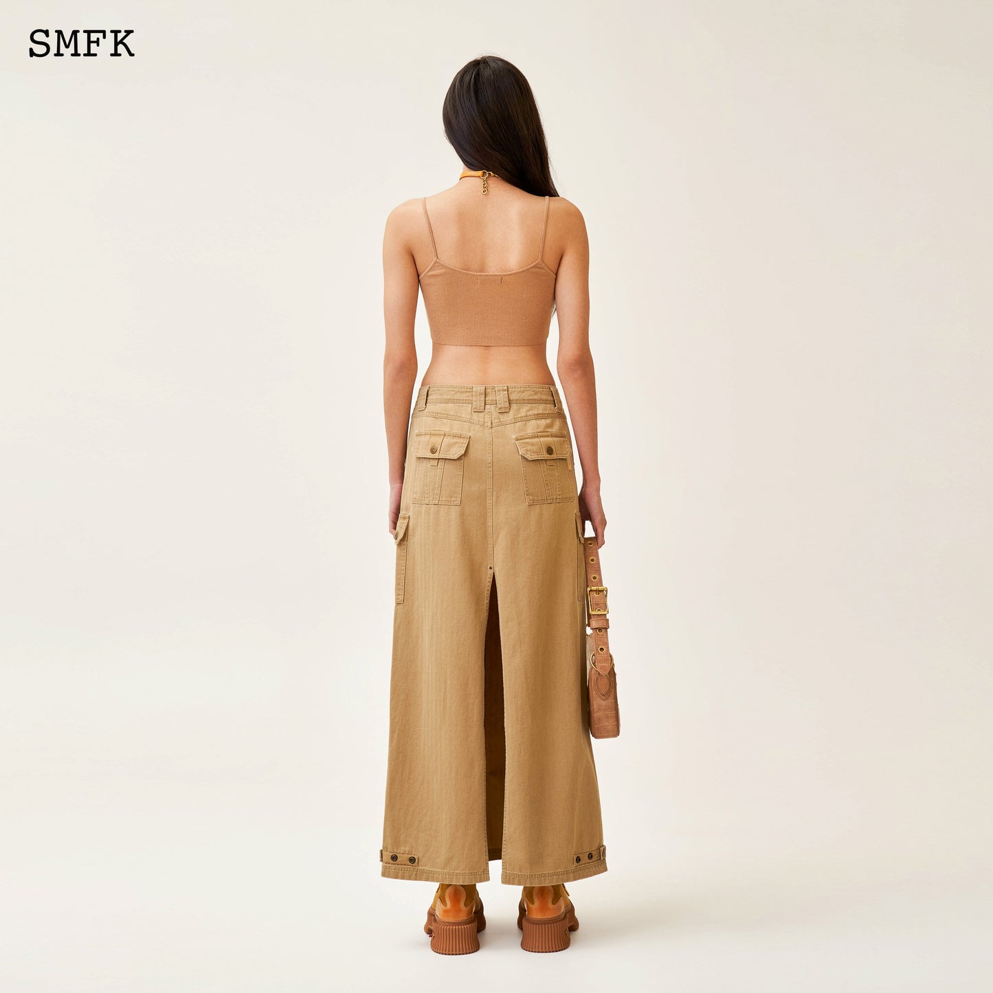 Ancient Myth Mustang Workwear Maxi Dress Wheat