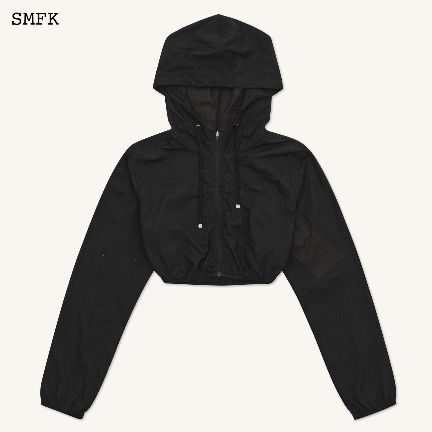 Compass Hug Hug Ultralight Skin Short Hoodie Wilderness Black