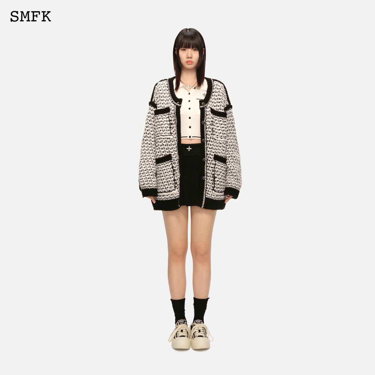 STRAY CLOUD KNIT JACKET