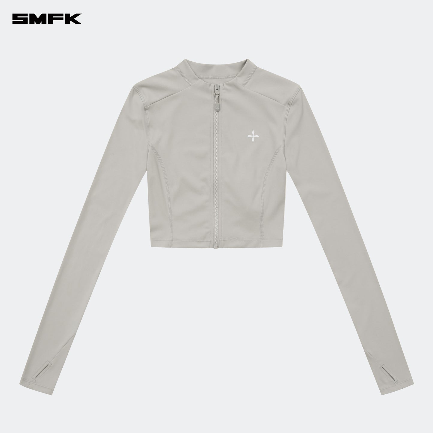 FUTURE  Wave Future Kinetic Shaping Short Jacket Dusty Gray