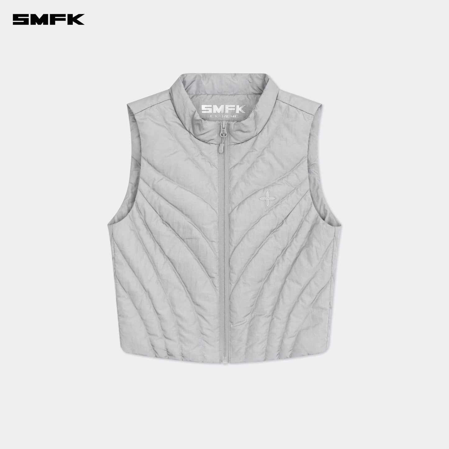 FUTURE Storm Slim Fit Down Vest Star Silver