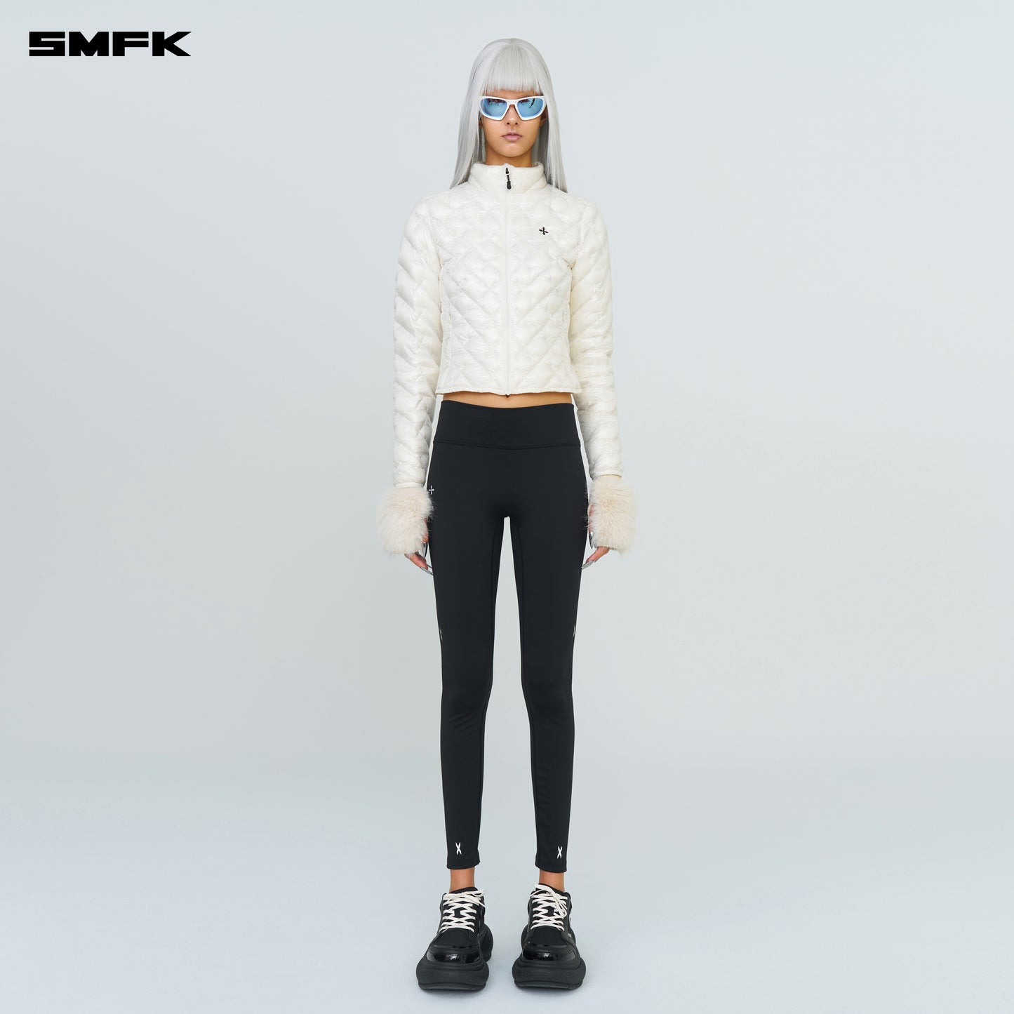 FUTURE X-Ghost Ghost Skin Slim Fit Down Jacket White Ghost