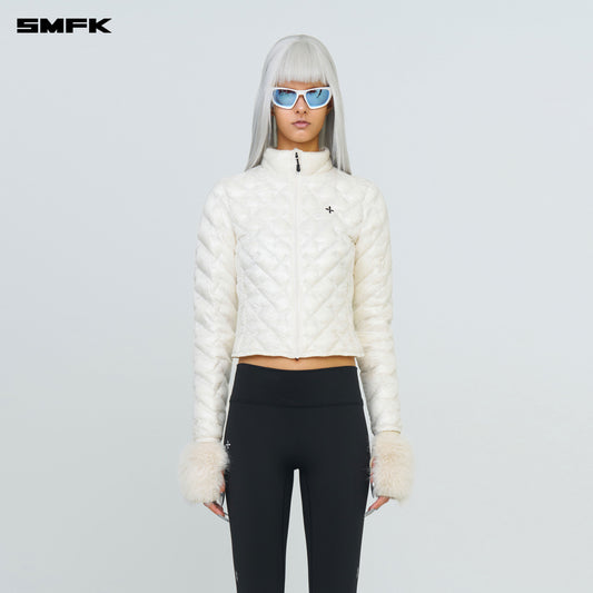 FUTURE X-Ghost Ghost Skin Slim Fit Down Jacket White Ghost