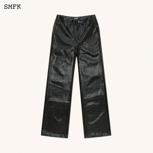 WILDWORLD LOOSE LEATHER TROUSERS