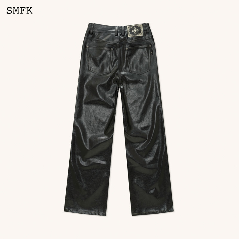 WILDWORLD LOOSE LEATHER TROUSERS