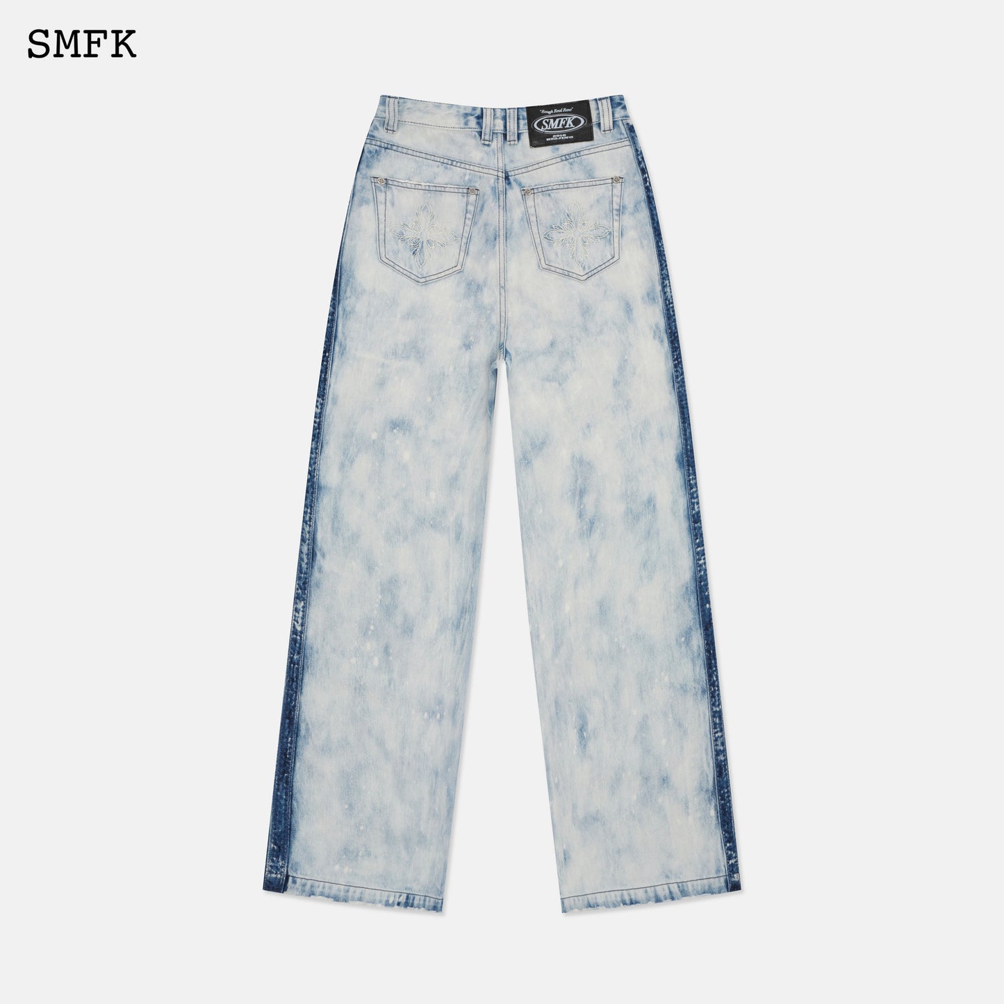 WILDERNESS CAMOUFLAGE BLUE JEANS