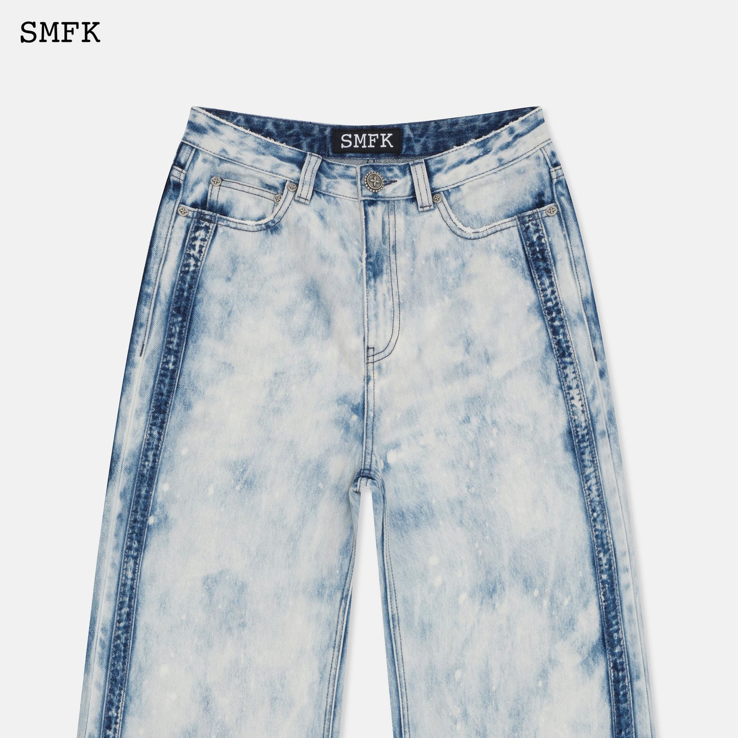 WILDERNESS CAMOUFLAGE BLUE JEANS